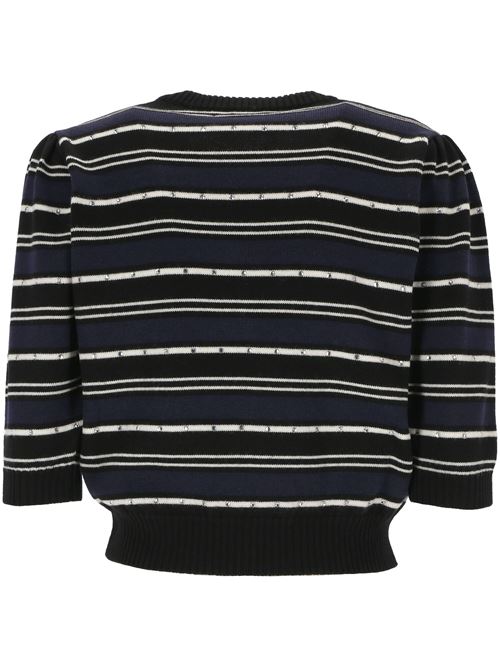 STRIPED KNITTED JUMPER Alessandra Rich | FABX3855K43960750